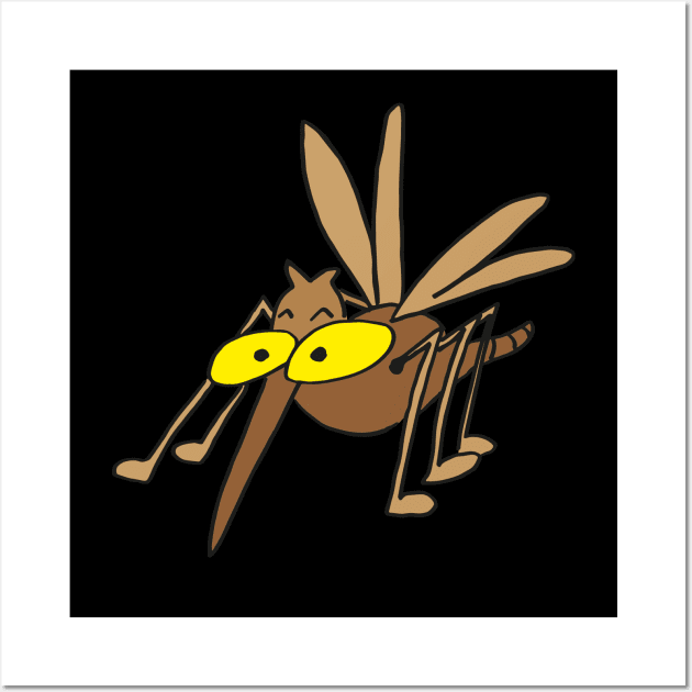 Mosquito Funny Gift Wall Art by Kater Karl